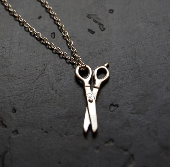 The Tiny Scissors Necklace