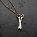 The Tiny Scissors Necklace
