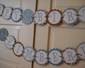 Custom Birthday Banner - Blues and Silvers/Greys Il_170x135