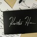 Personalized Signature Name Engraved Custom Business Card Holder Case Gift