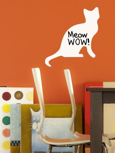 Kitty Whiteboard Wall Graphic