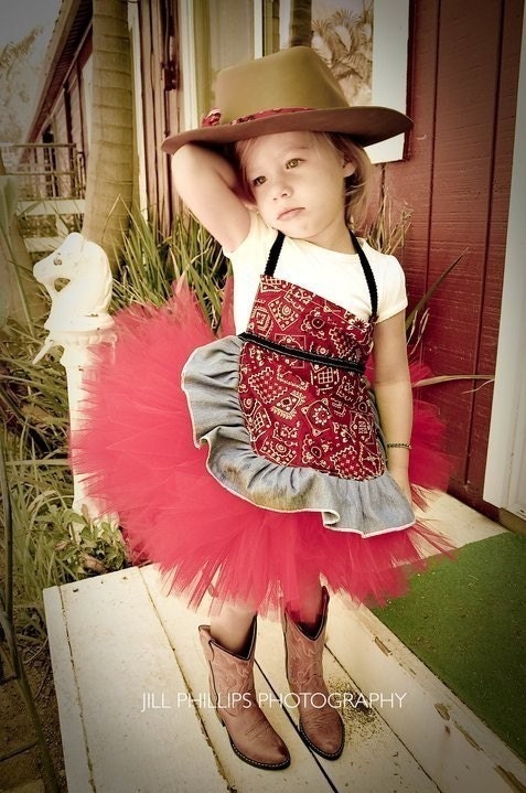 Cowgirl tutu Costume Perfect for Halloween or Birthday Parties