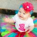 The Funky Monkey Birthday Tutu Set Includes tutu, shirt and headband with flower clip or bow-Great for Birthdays