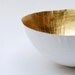 White Gold Medium Paper Bowl