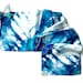 Silk Scarf Tie Dyed Blues