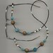 Turquoise Wood Beaded Eyeglasses Holder
