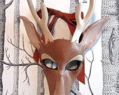 Buck Leather Mask, Child Size - Made to Order ECO-FRIENDLY
