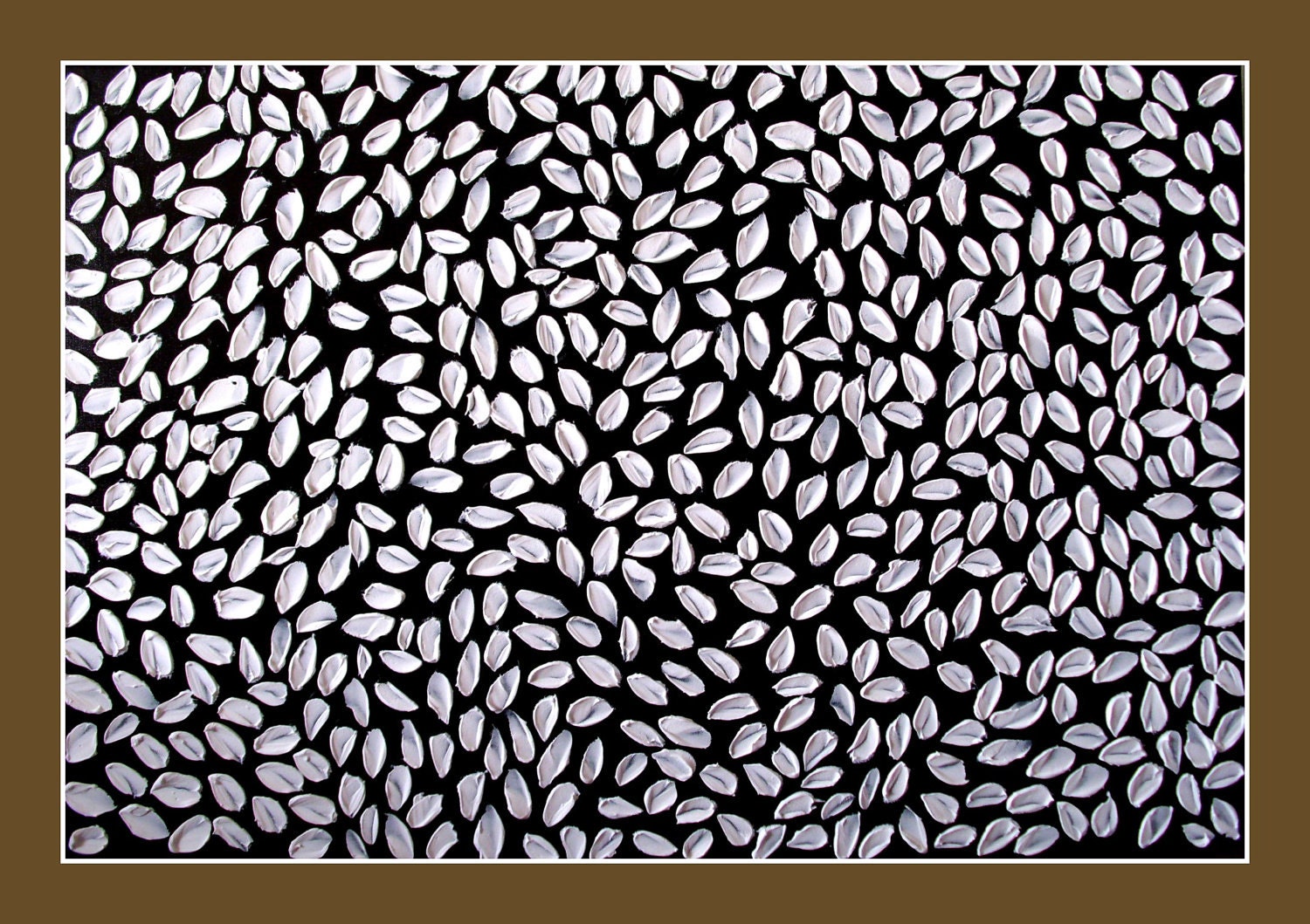 Textured Original Painting on Canvas 36x24 Modern Contemporary Wall Art Painting Home Decor, Black and White, Made to Order