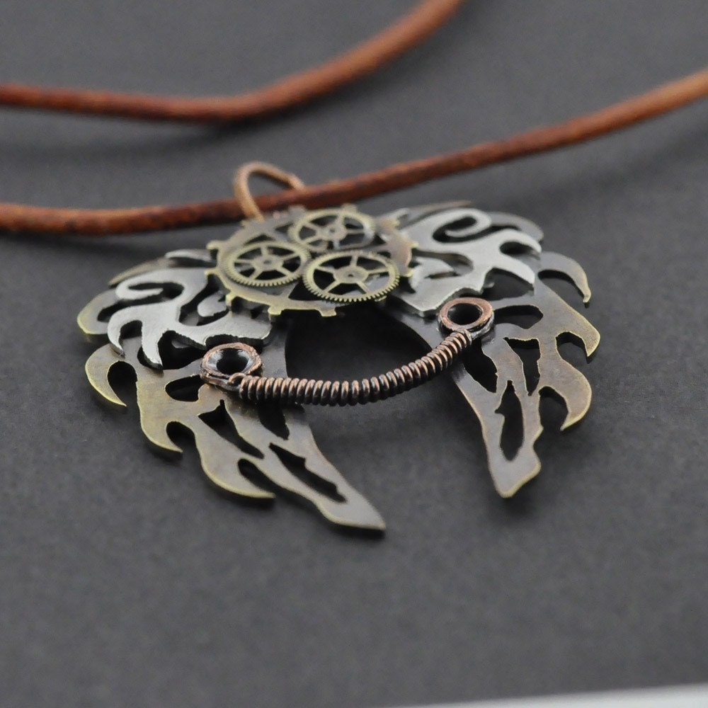 Wings Pendant inspired by Clockwork Angel