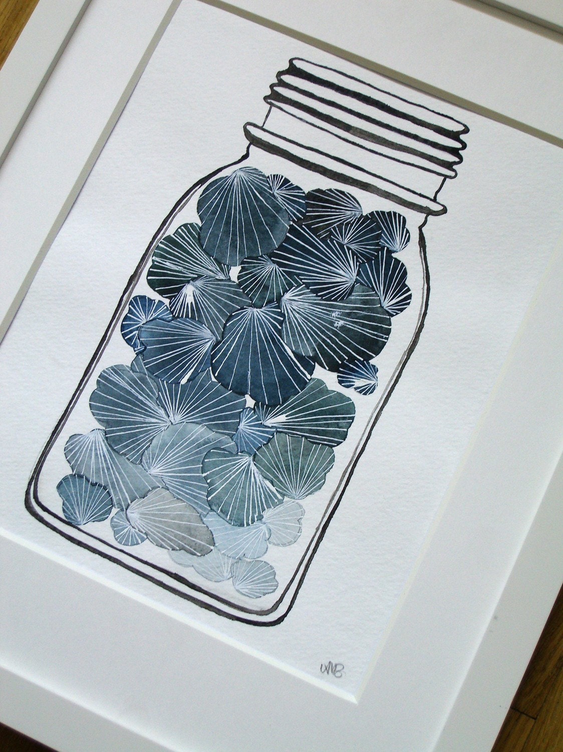 It'll Be Raining Soon - 5x7 Watercolor Print