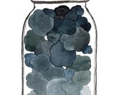 Rain Catcher - 5x7 Watercolor Print