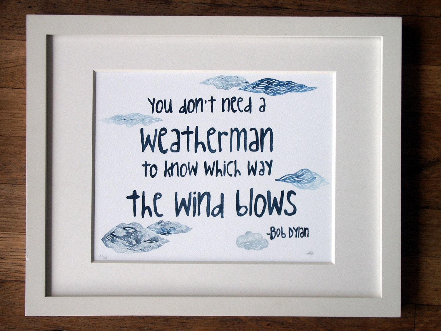 Weatherman - 8x10 Watercolor Print