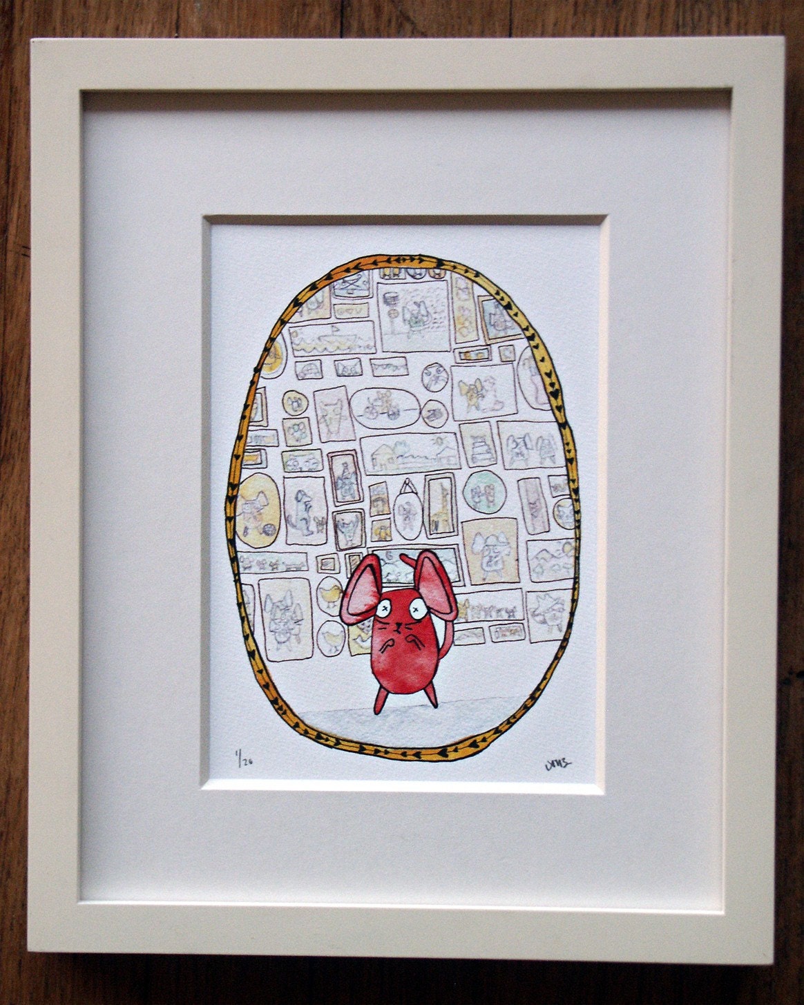 Jones Family Lineage - 5x7 Watercolor & Gouache Print