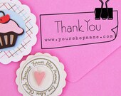 Paper Clip and Note  (Personalized Self Inking Stamp / Pre-Inked). Ink Colors: Blue, Black, Red, Purple, Green, Pink, Brown. P2279