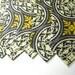 Neckties, Mens Neckties, Grey and Mustard Neckties, Cotton Neckties, Custom Neckties, Wedding Neckties, Necktie