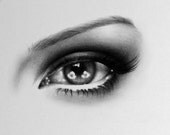 Jennifer Lopez J-Lo Original Pencil Drawing Fine Art Portrait Glamour Beauty