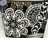 Cosmetic Tote Bag - Frieda Frill in Mud - Ready To Ship