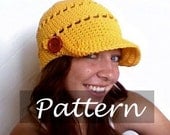 CROCHET PATTERN - The Buttoned Up Baseball Hat