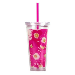 Personalized Lilly Tumblers with Straw