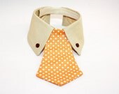 Custom Wedding Dog Collar-shirt and tie