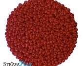 5 Ounces 10/0 Apple Red Czech Glass Seed Beads