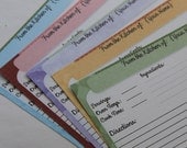 Recipe Cards -- 50 Personalized 4x6 Double Sided