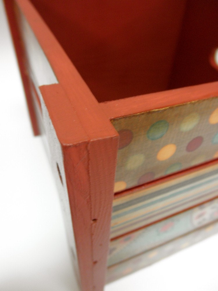 Reserved - The Big Top - Distressed Storage Crate