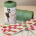 50 Ruby Red Stripe Paper Drinking Straws - Christmas - Party - Deep Rich Red - Birthday - Made In Usa