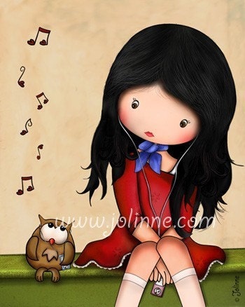 Girls room nursery wall art - Set of 8 Mini Art Prints
