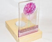 Lavender Allium Tealight