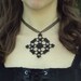 Tatted Medieval Necklace - Eleanor Royale