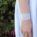 Wedding Lace Cuff - Rhiannon In Tatting - Small