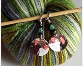 Personalized KNITTING Stitch Markers (Set of TWO)