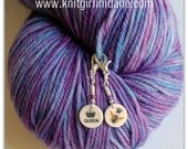 Removable Queen Bee Mini Crochet Stitch Markers (Set of 2)