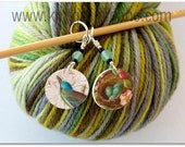 Stitch Markers: Bird Charm Stitch Markers (Set of 2)