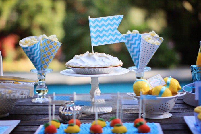 Pool Party - Party Decorations Collection Package - PRINTABLE - By A Blissful Nest - As Seen On Amy Atlas Il_170x135