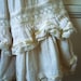 SALE - Vintage Embroidered Infant Dress, Size 12 Months