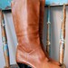 Vintage 1970s TOFFEE distressed leather boots size 6