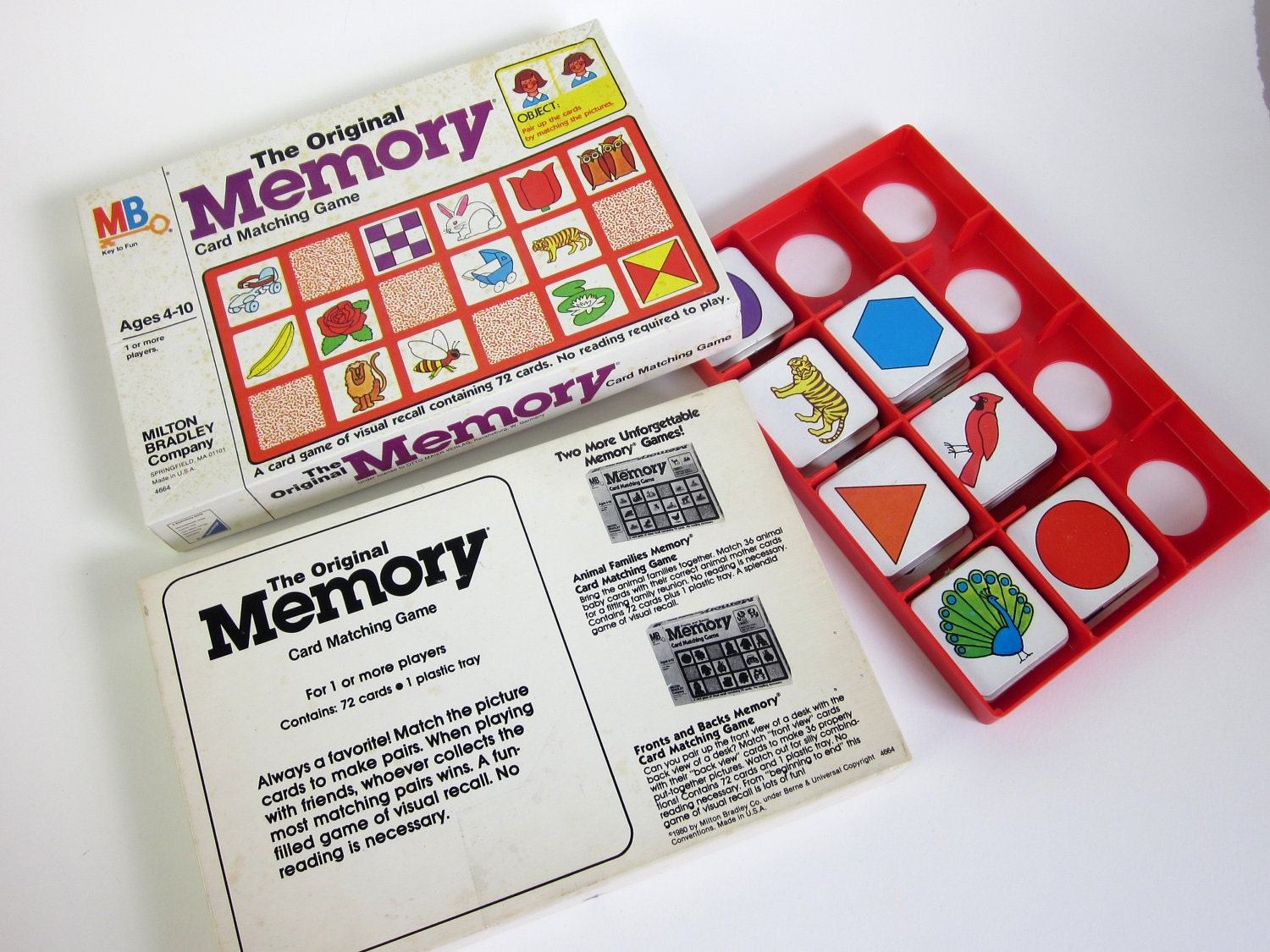 Milton Bradley MEMORY Game 1980 / Complete