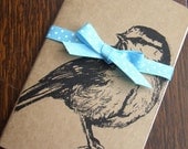 Blue Tit Gocco Printed Pocket Moleskine Cahier Notebook