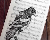 Bird Print Musical Magpie Gocco Music Print
