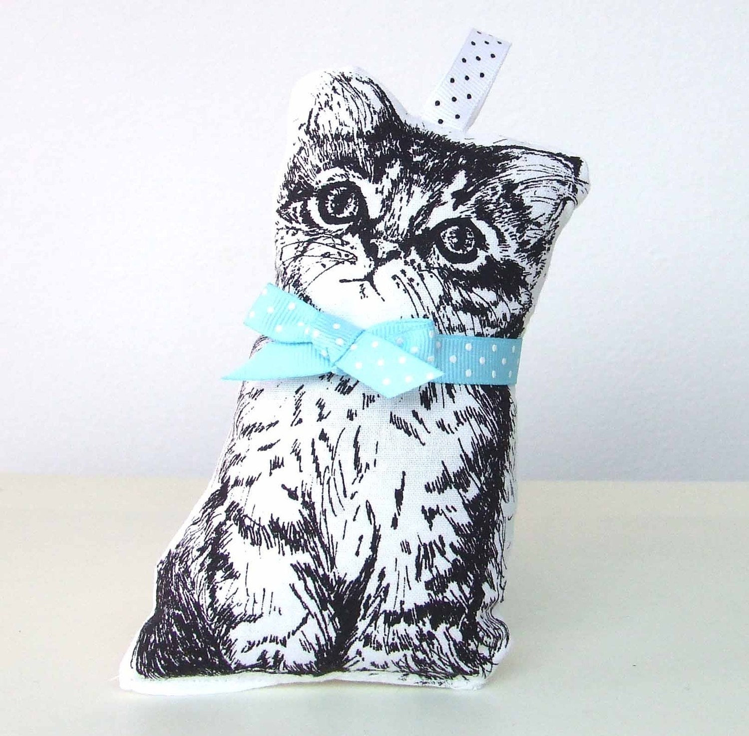Smelly Cat Smelly Cat Gocco Printed Lavender Sachet with Blue Bow