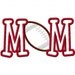 Football Mom Embroidery Machine Applique Design 2437