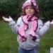 Fancy Nancy hat and scarf