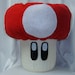 Super Mario Brothers or Luigi Mushroom for Costume Cosplay or Convention bag