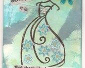 Handmade Wedding Greeting Card