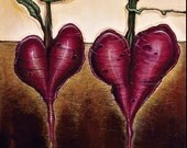 Beeting Hearts by Shanna Trumbly- Eco Print Paper