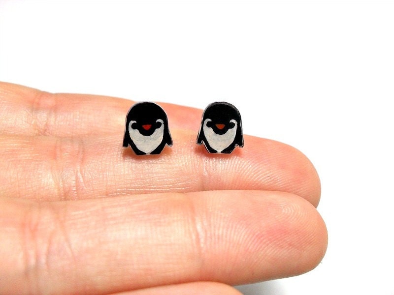 Lil' Penguins, Post Earrings