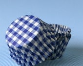 Blue Gingham Cupcake Liners (45) Il_170x135