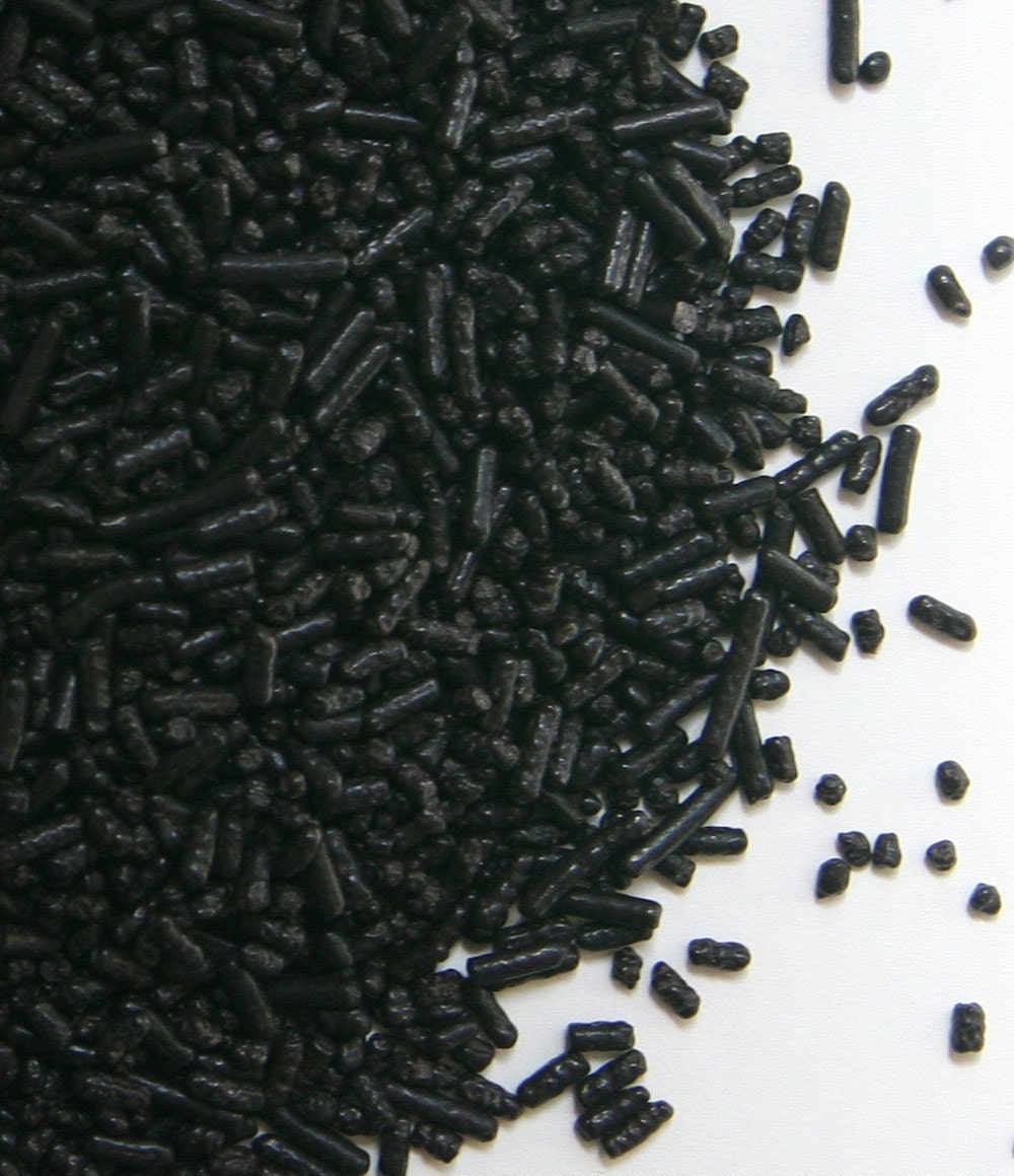 Black Sprinkles for Decorating Cupcakes and Cookies (4 ounces) Il_170x135